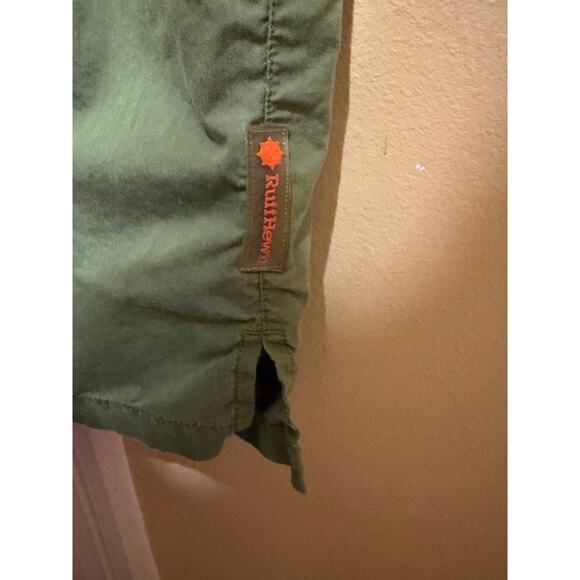 Ruff Hewn Men’s Shirt Sleeve Army Green Button Down Casual Work Shirt XL - Picture 11 of 13